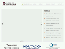 Tablet Screenshot of clubnutricion.com.mx